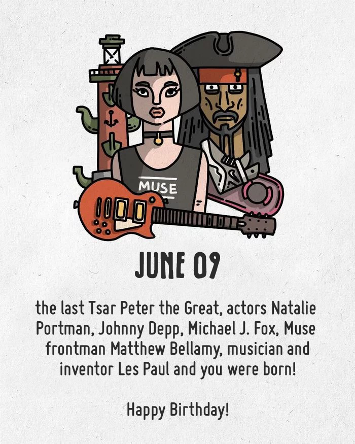 desvvt's tweet photo. Calendar "Happy Birthday" June 09 #Art #HappyBirthday #June09 #Calendar #NFT #OpenSea https://t.co/dpi2r90I6E