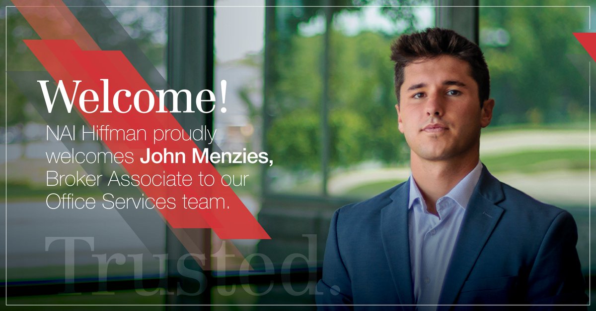 Hiffman gives a warm welcome to John Menzies - our new Broker Associate, Office Services in Oakbrook Terrace, IL!

#WelcomeToTheTeam #Trusted #TopWorkplace