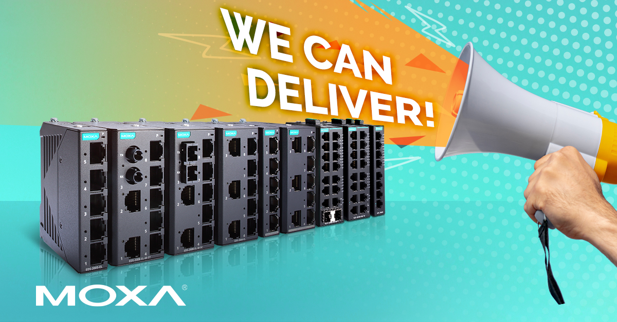 🔍Searching for durable unmanaged and light managed switch alternatives can be daunting, but fear not! We can deliver switches which are tried and tested in harsh environments (75°C to -40°C). Experience worry-free robustness now: bit.ly/43iFMGp

#MoxaConnects