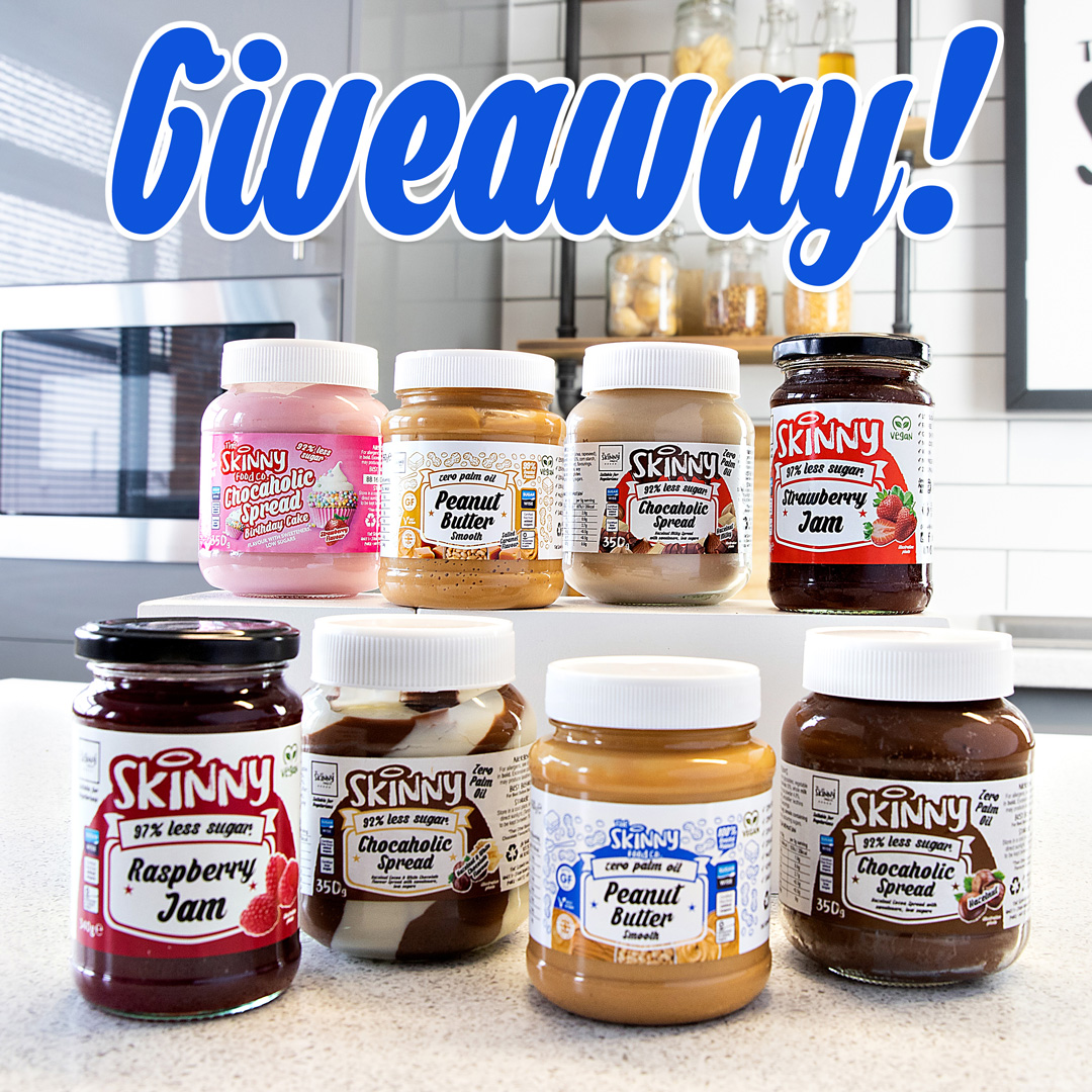 skinnyfoodco's tweet photo. 🚨 GIVEAWAY TIME 🚨

We're giving away a MEGA #SkinnyFoodCo spread bundle 😍

Want to WIN?
❤️ Like this post
❤️ Follow @skinnyfoodco
❤️ Tag a friend you'd share with!
❤️ Share this post on your story for additional entry

Good luck! The winner will be announced on 16th June 🤩 https://t.co/Yc1viGriH3