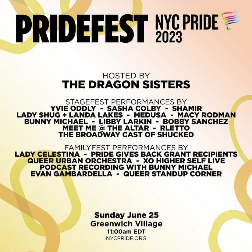 medusa_adsume's tweet photo. Psst… I’m performing at @NYCPride !!! see you in the dugout 😎⚾️💁 #Pride2023 https://t.co/V9G7ZB2Cfh