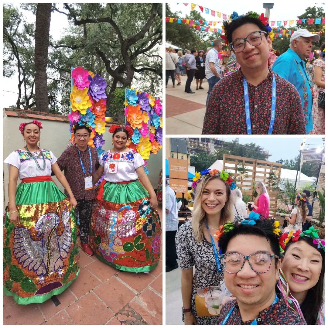 MoVernie's tweet photo. [#IPWTRAVELSERIES]

The Opening Party at #IPW23 was super fun!

It was held at #LaVillita, a historic arts village that is home to art galleries, handcraft stores + cafes.

Open bar, tons of food including Chinese food, blue fin tuna poke, paella + much more!

#IPW #SanAntonio https://t.co/OOrsyYEZj5