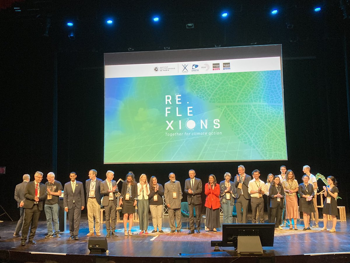 IP_Paris_'s tweet photo. [#REFLEXIONS23] 🌍 Our second international #conference "Reflexions on Climate Change" comes to an end. 

👏 A huge thank you to all of the participants and speakers for taking part in. 

📽️Conference replay is coming soon.

#IPParis #Sustainability https://t.co/nQKMTxqi76