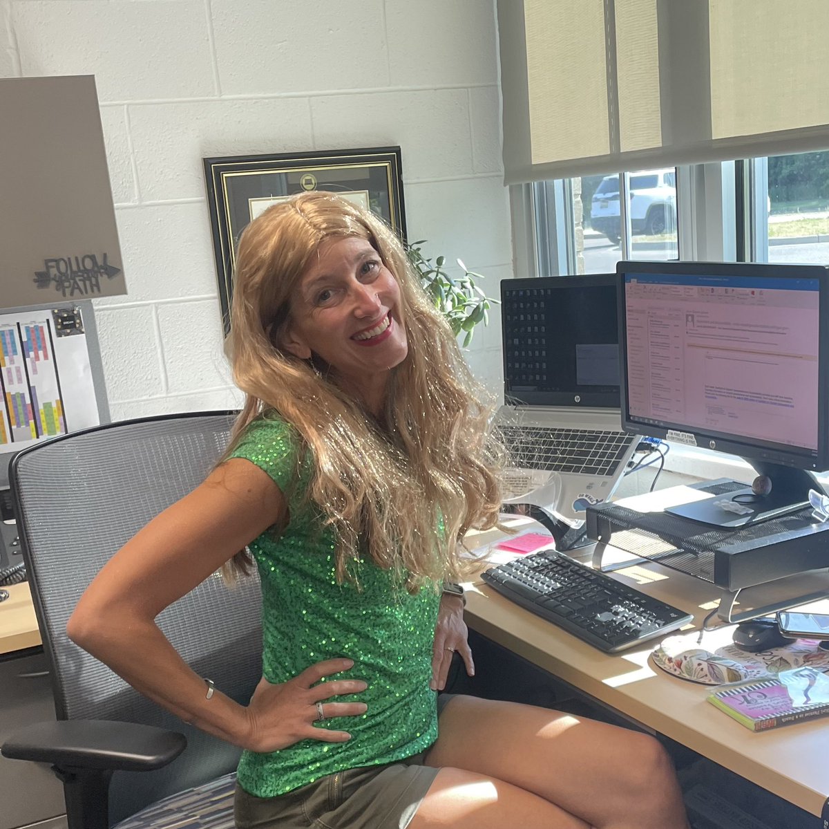 MarciAugenstein's tweet image. When you get to be both a mermaid and a principal all in one day, life is pretty good!!! @KeithElementary @DragonDogWillow