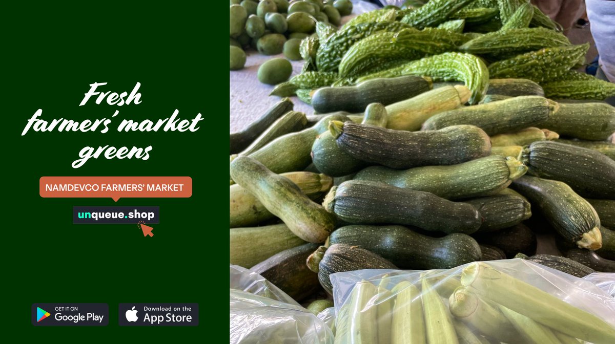 unqueue_app's tweet image. Greens galore! 🥒 🌿🌱
unqueue.shop/store/namdevco…
Shop this week&apos;s NAMDEVCO Farmers&apos; Market for a vibrant feast of leafy wonders and crunchy green goods. Place your order now until 6am tomorrow (Saturday) and have it delivered anywhere in Trinidad.