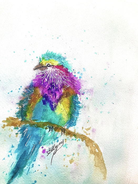 levinson_ellen's tweet photo. New artwork for sale! - "Lilac Breasted Roller " - https://t.co/yDr2Ylx0N7 @fineartamerica https://t.co/nZBPi9wWv9