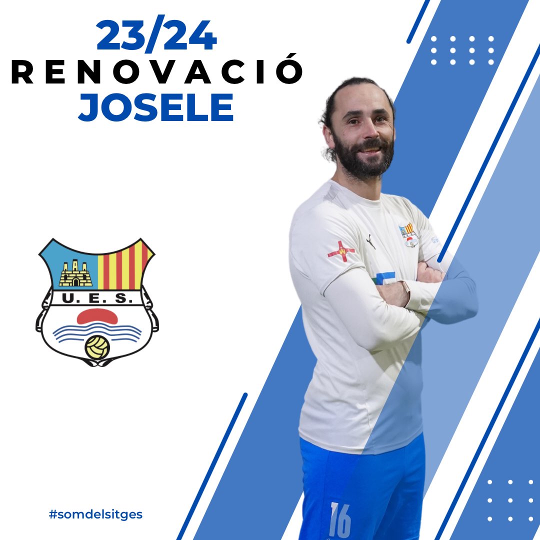 El Josele també dona el si i seguirà un any més amb nosaltres 🤝🏼

Pólvora i qualitat a la davantera.
Seguirem disfrutant del teu futbol! 🤍💙

#somdelsitges