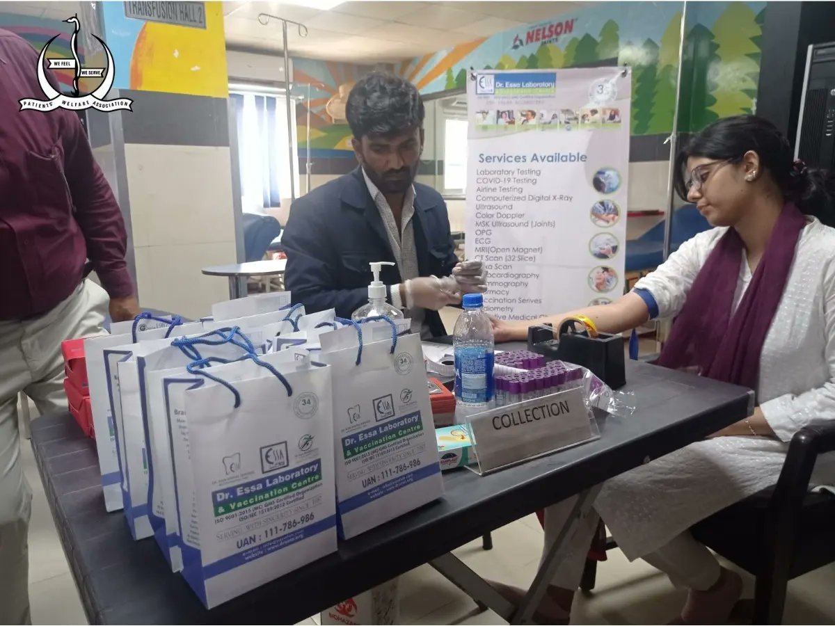We appreciate Essa Laboratory for providing free HB electrophoresis for the attendees of our seminar and Rehmat e Sheerin for providing refreshments after the session. 3/3

#PWA_CHK #PWA 
#WeFeel #WeServe #thalassemia #thalassemiaawareness#seminar