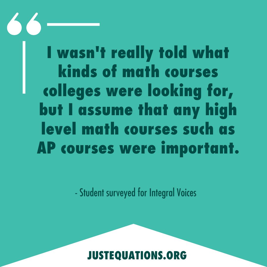 What do you think would help underrepresented high school students get what they need to reach their full #STEM potential? #edequity
Read our new report, Integral Voices, for more: bit.ly/43qTG99