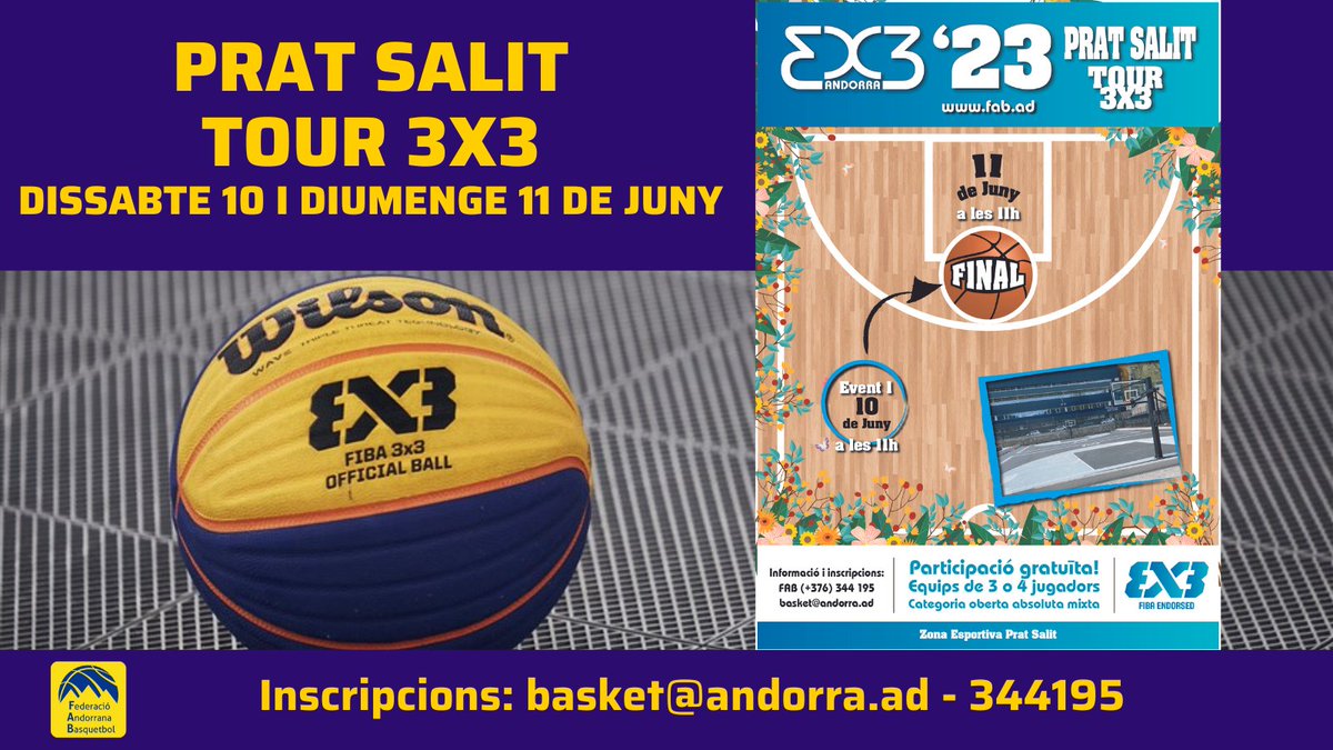 Demà comencem Tours 3x3!