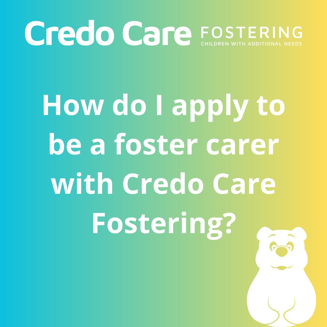 It starts with an enquiry, you can do this via our website and gain further information😀 Visit the Credo Care website at: credocare.co.uk/fostering-faqs/

#credocare #fostercare #specialistfostercare #fostercareawareness #fostering #diverse #nobarriers #disabilityawareneess #question