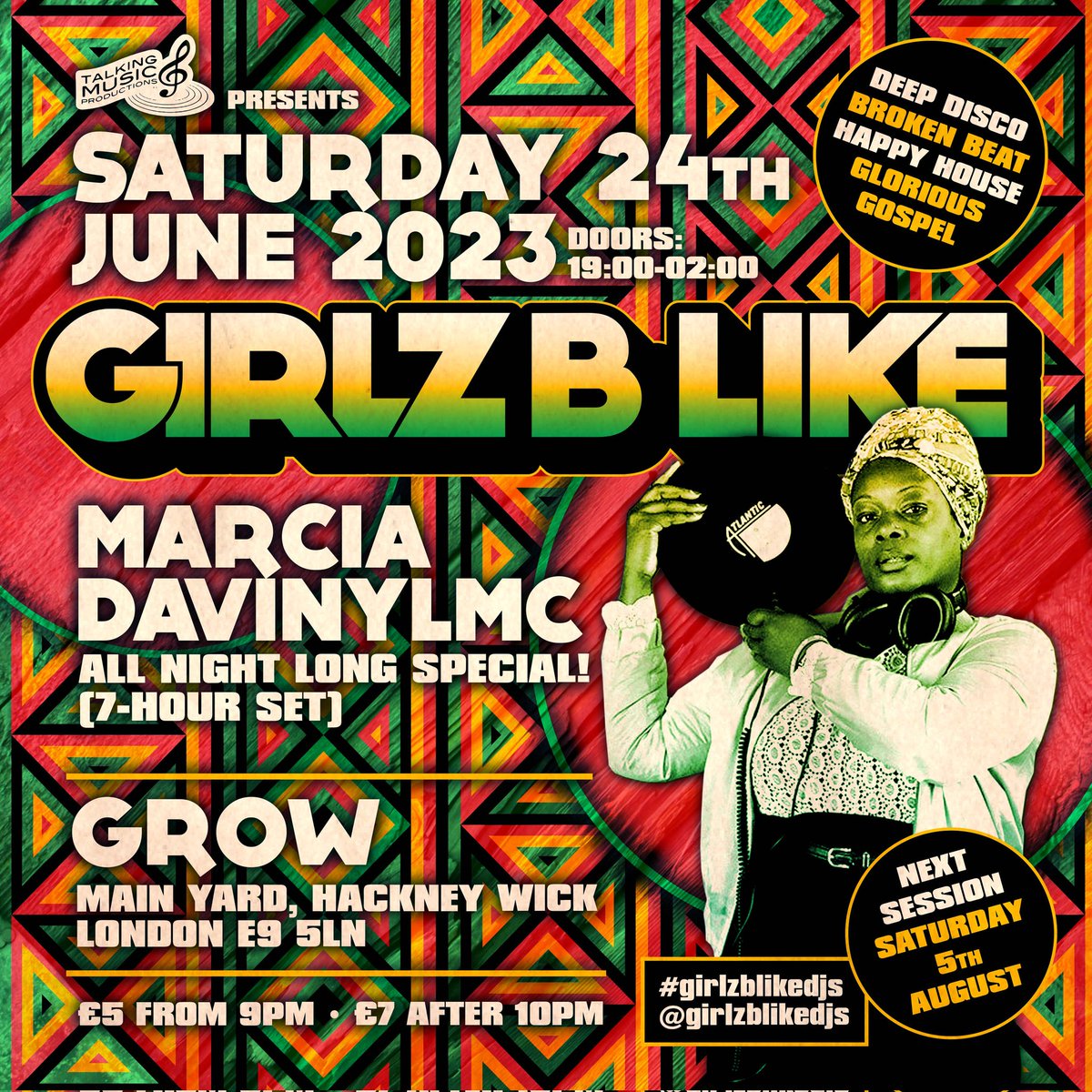 #NewProfilePic
It's vinyl all the way! 
Saturday 24.06.23 
Opening to Closing 🎟 bit.ly/3MmHP50 
#girlzblikedjs