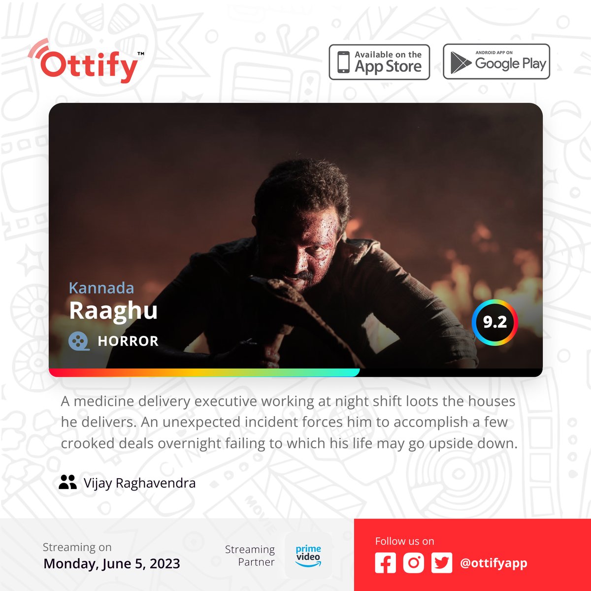 ottifyapp's tweet photo. This week 🔥

Do you love movies? Download Ottify app now 😎
#kgfyash #yash #puneethrajkumar #sivarajkumar #kichchasudeepa #dhruvasarja #darshanthoogudeepashrinivas #rakshitshetty #sriimurali #ganesh #upendra #ramesharavind #danishsait #jaggesh #sandalwood #kannada #kannadamovies https://t.co/39UOKGYusB