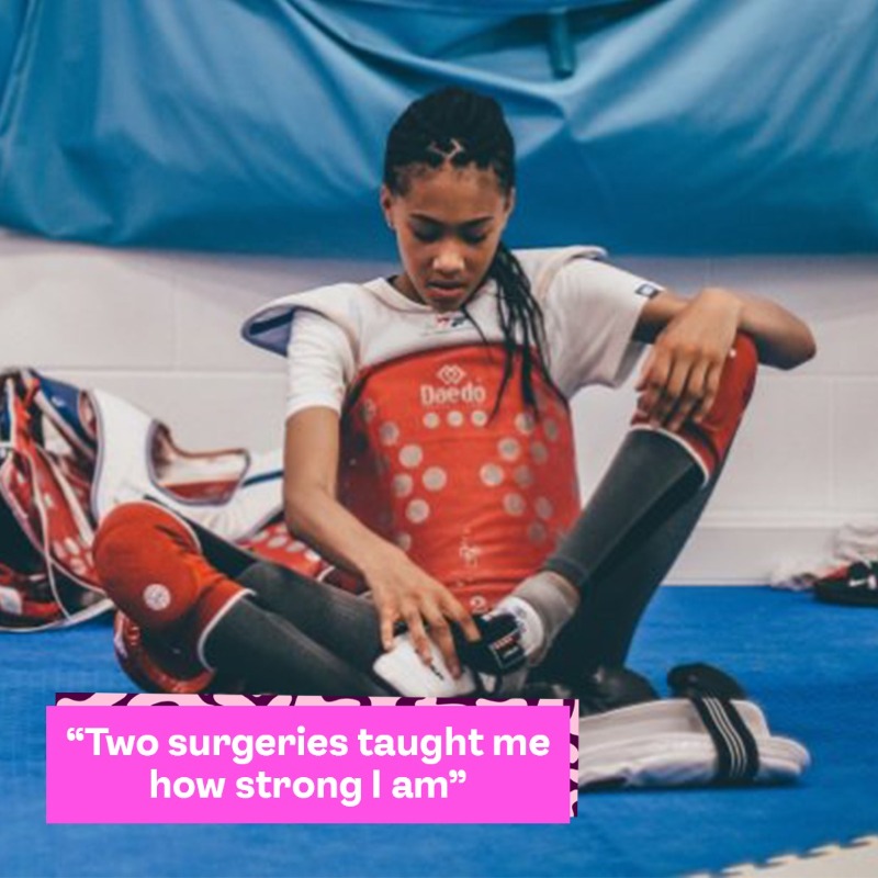 TeamGB's tweet photo. 🌪️ Aaliyah Powell is a force, with three world medals by the age of 20. 

There are a few things she wants to tell you.

@aaliyah_tkd | @GBTaekwondo