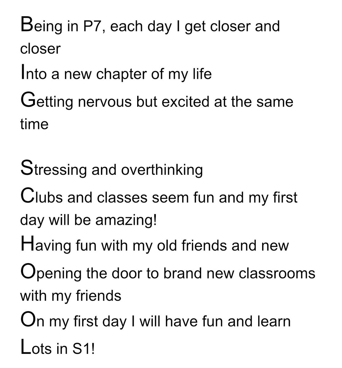 neilston_madras's tweet photo. P7 have been working on their entries for The Great P7 Write-Off, hosted by @Tree_Of and @eSgoil.
A lovely mixture of acrostic, haiku & rhyming couplet poems. We hope you enjoy looking at our work π«βοΈ
#P7WriteOff #TOKBigSchool23 https://t.co/Ov8Bs71UZe