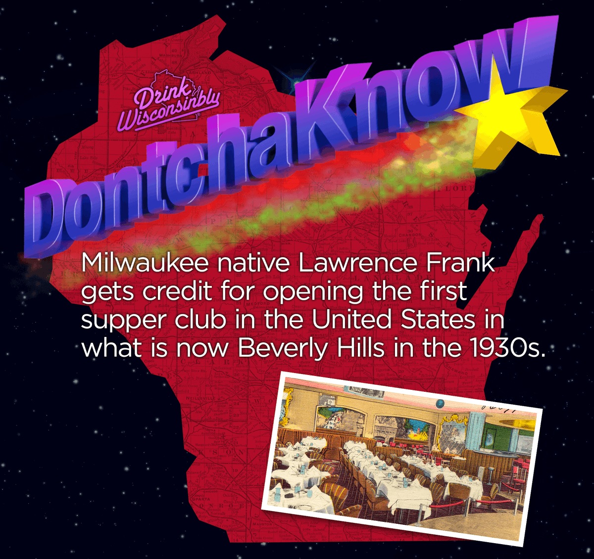 DrinkWi's tweet photo. #DontchaKnow #FridayFunFact #ThinkWisconsinbly https://t.co/T920KwG6wn