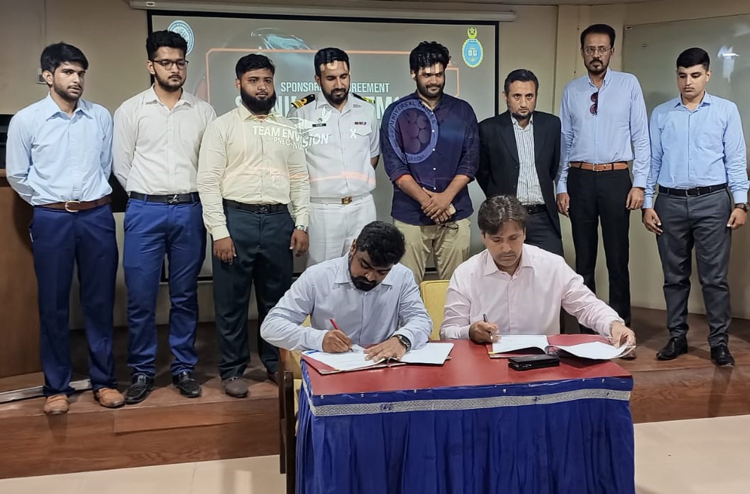 TeamPNEC's tweet photo. Here are a few glimpses of the signing ceremony between Team Envision and Universal Cables Industries Ltd.

#electrical #sponsor #signing #ceremony #industries #collaboration #academia #innovation #team https://t.co/OJAv8Mckvr