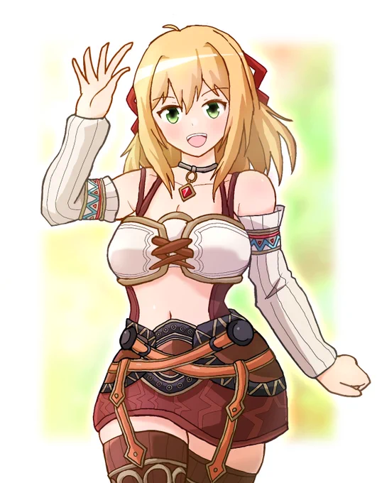 #Xenoblade_fes23 13周年おめでとうございます! 記念絵描く時間がなかったので去年描いたフィオルンを再掲