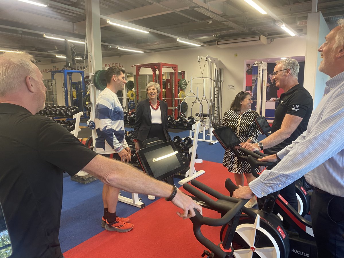 Today we were joined by former prime minister <a href="/theresa_may/">Theresa May</a> to Bisham Abbey where she met athletes and staff ahead of the <a href="/Paris2024/">Paris 2024</a> Games. 👏

Alongside partners, <a href="/UKSportsInst/">UK Sports Institute</a> and <a href="/Sport_England/">Sport England</a>, the visit included time with <a href="/BritishRowing/">British Rowing</a>, and <a href="/GBHockey/">Great Britain Hockey</a>. 📸