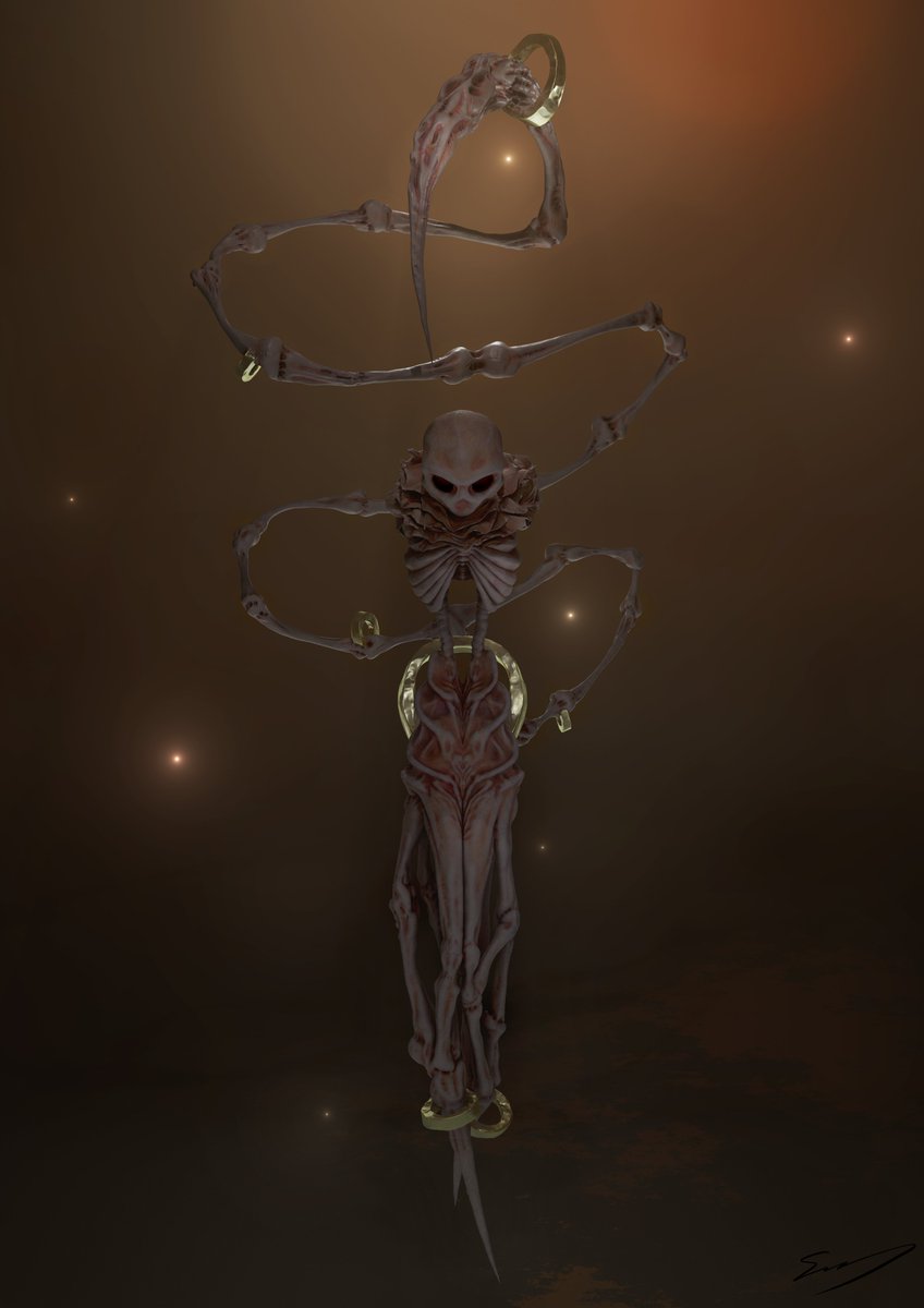 Skelly3d0's tweet photo. "Human"

7 months of my life spent on this "Award Winning" piece. I am incredibly proud. 

https://t.co/WTxxS7FzFk

#surrealism #creature #zbrush #zbrushsculpt #render #3drender #maya #surrealart #beksinski #bodyhorror #horrorart #characterart #surrealist https://t.co/GC9q2SkGMl