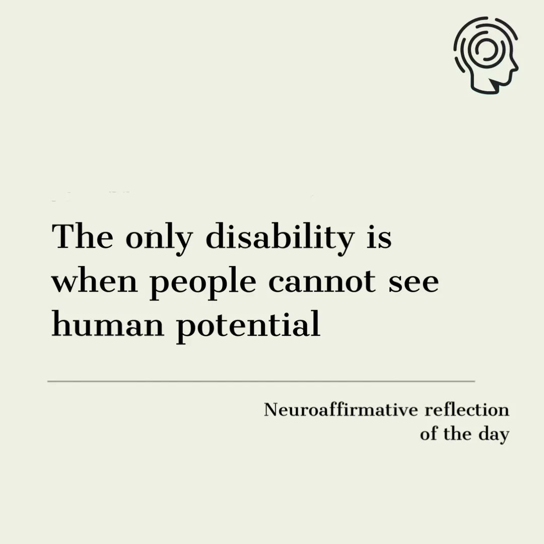 spectrumsai's tweet photo. Today's #reflection reminds us that #neurodivergence does not impede #potential 🧠 ✨ 

Check out https://t.co/e8wRffzPlk to learn more about how we help #neurodivergent harness their #power and help them thrive 💪 🌱 https://t.co/jzcixn0iI2