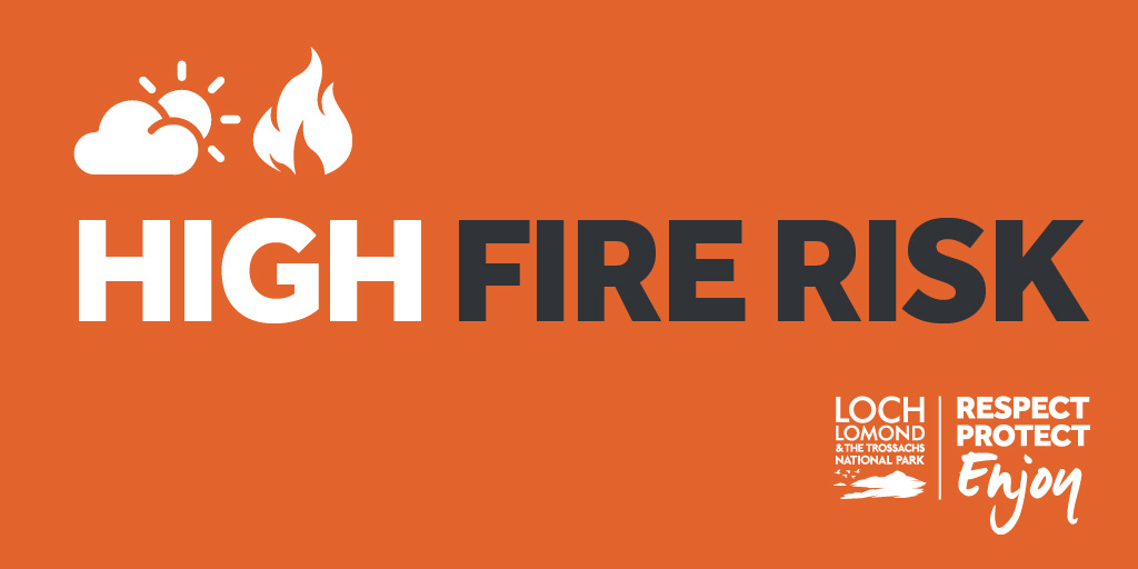 When there is a high risk of wildfires – like this weekend – our advice is that you shouldn’t have a campfire.

Fires can easily get out of control in these conditions, as recent wildfires have shown.

So be careful with cigarettes and refrain from having any kind of campfire.
