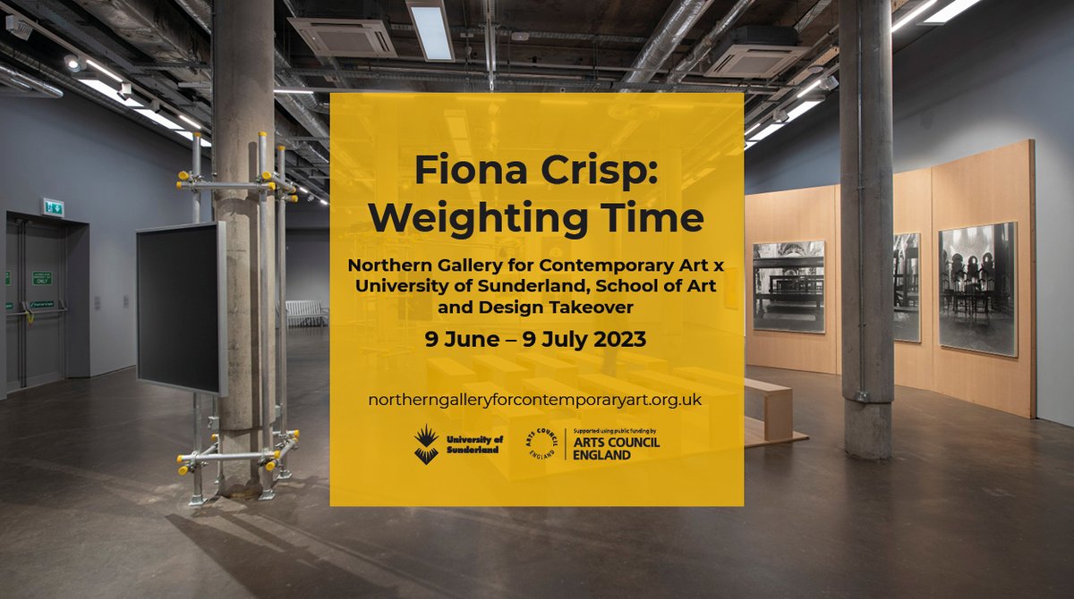 As part of the exhibition Weighting Time we have invited 9 students &amp; staff from the University of Sunderland’s Fine Art &amp; Photography departments to present their own artwork exploring the themes and imagery of the exhibition.  (1/2)