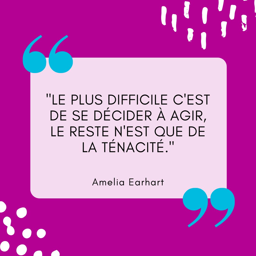 #excellart #oser #changement #motivation #travail #epanouissementpersonnel #bilandecompetences #reconversionprofessionnelle #vocation #AmeliaEarhart