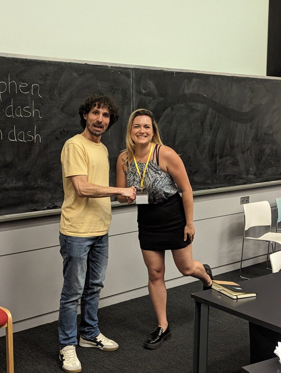 MartynaWithaY's tweet photo. And even bigger congratulations to the three oral presentation winners! The quality of presentations was so high this year, the committee struggled to pick winners. Massive congratulations to all! 🥳 @UKICRS https://t.co/zflYrBWdVY