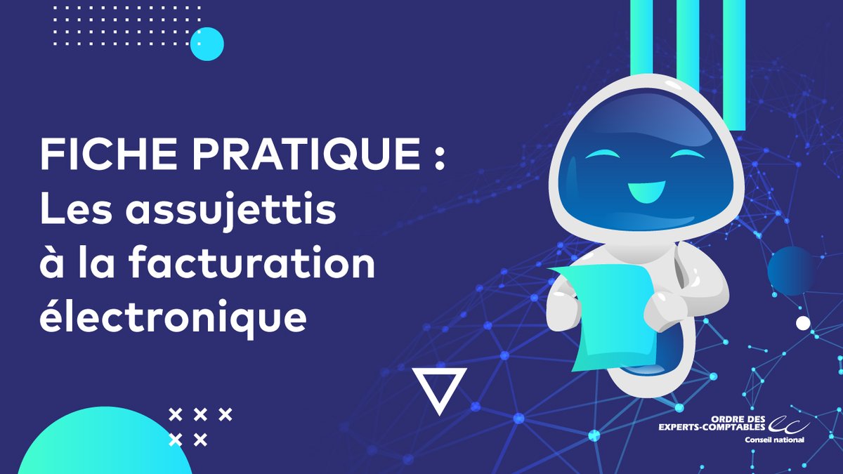 #factureélectronique | Qui est assujetti à la facturation électronique ?

Toutes les réponses sur 👉extranet.experts-comptables.org/download/docum…

#entreprises #expertscomptables #numerique #tva