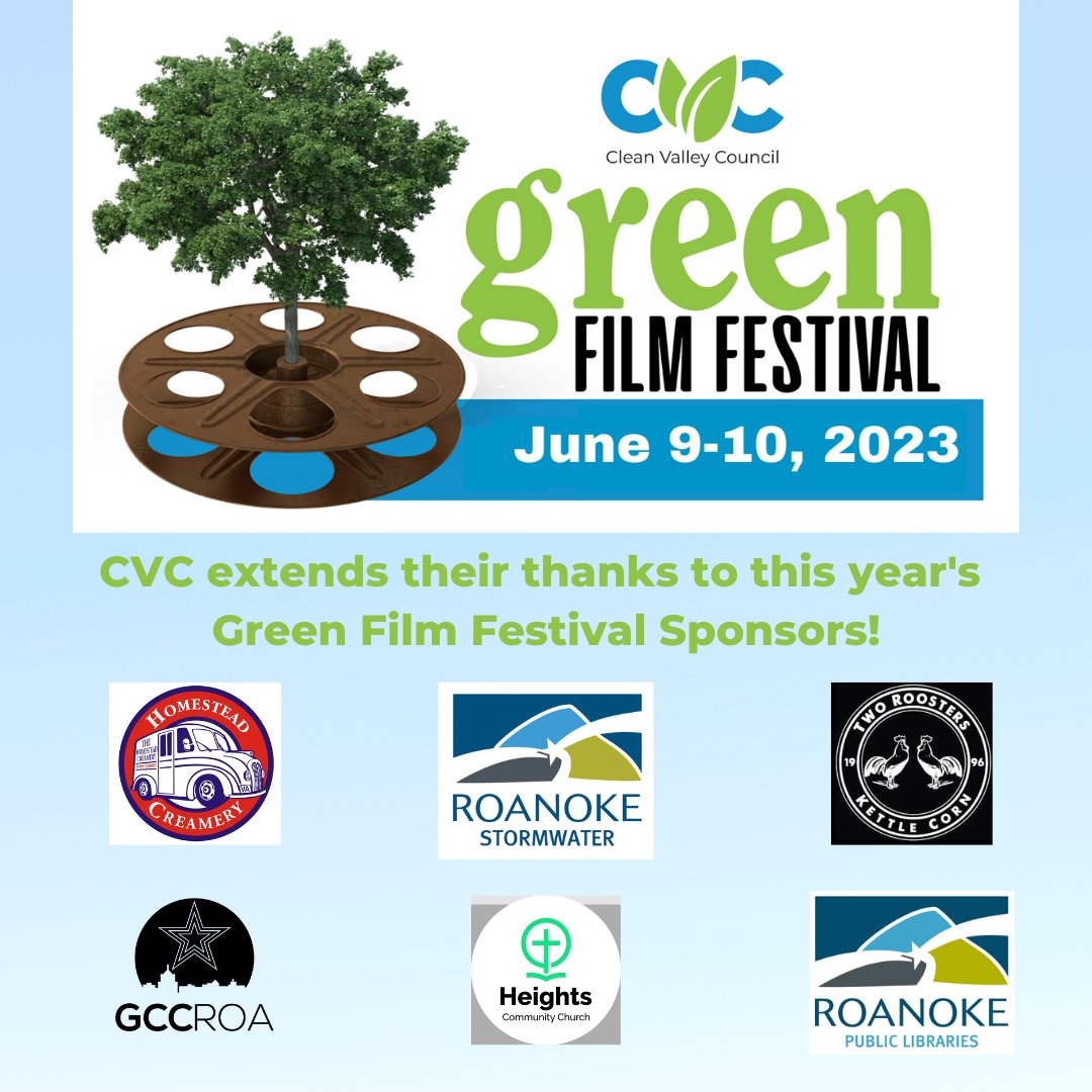 CleanValley's tweet image. Thank you to our 2023 Green Film Festival sponsors! CVC is so grateful for your your generous contributions!