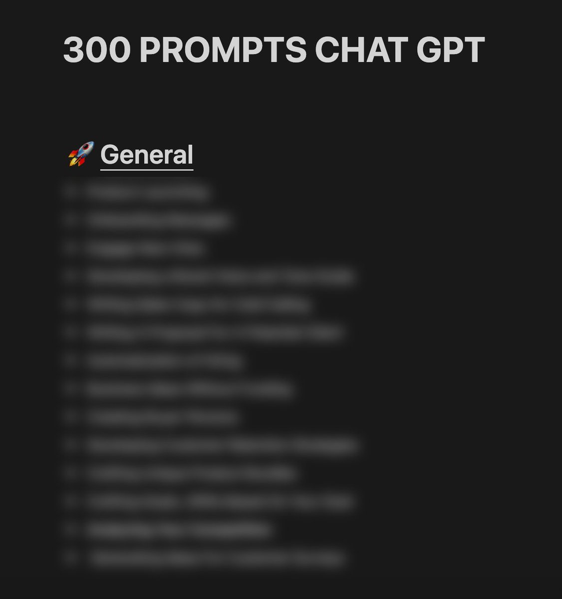 🎁[REGALO I.A]🎁

ChatGPT es súper potente, pero hay que saber utilizarlo.

Obtén GRATIS la lista de los 300 MEJORES prompts para ChatGPT

Para recibir la lista en DM:

- Like
- RT
- Comenta "300"
- SÍGUEME

DISPONIBLE SOLO 48H ⚠️