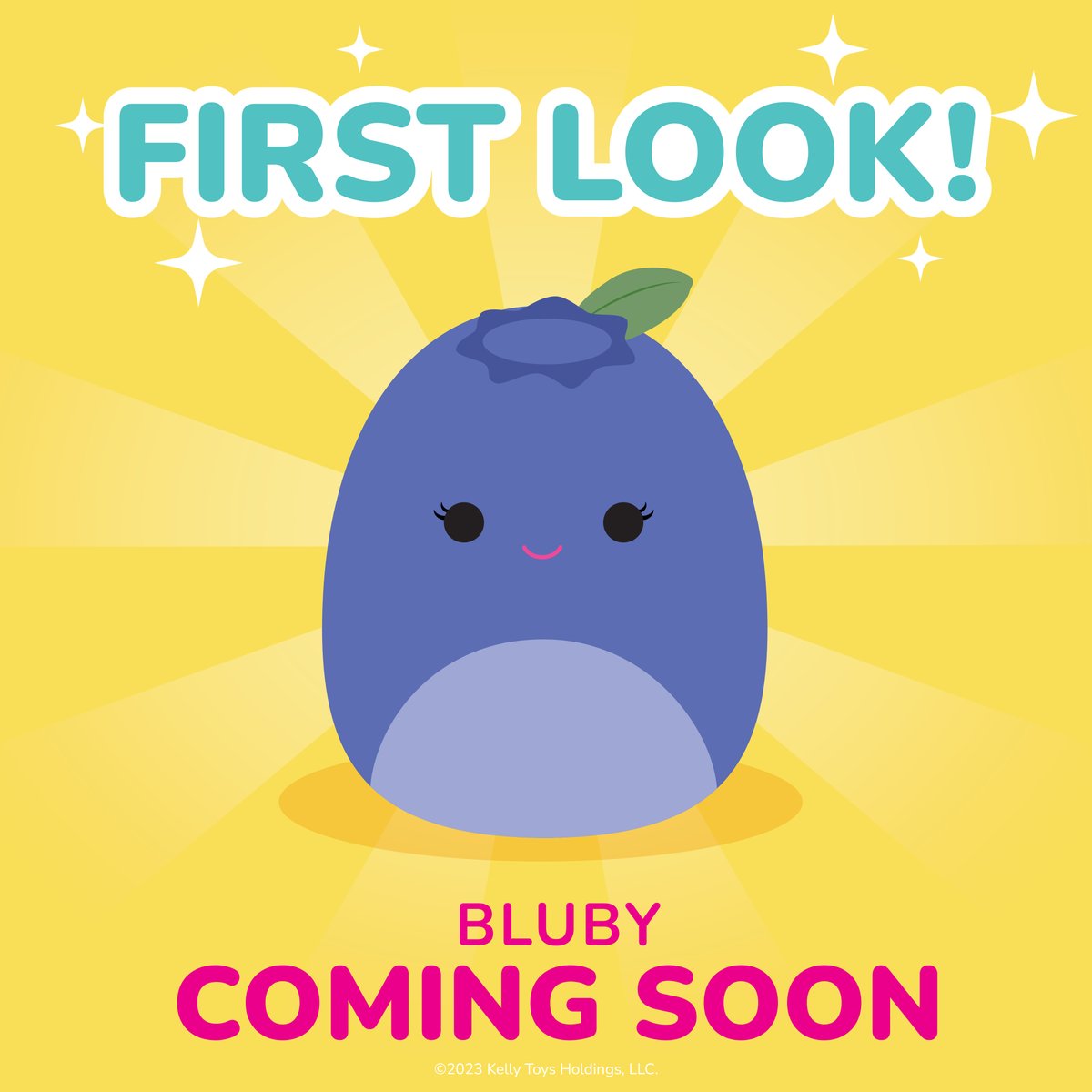 Berry excited for this #FirstLookFriday! Meet Bluby 🫐 Who’s adding to their DISO?!

#FirstLookFriday #Squishmallows #SquishmallowsSquad