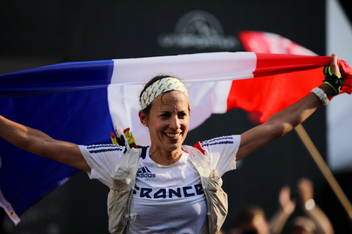 Marion Delespierre of France wins the 2023 Trail World Championships 87k in 11:22:31. #TWC80 #WMTRC