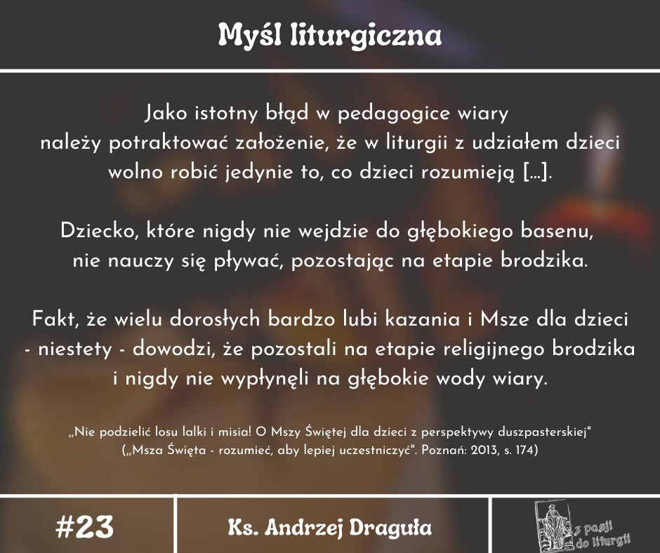 ks_Marcin_J's tweet image. #zpasjidoliturgii