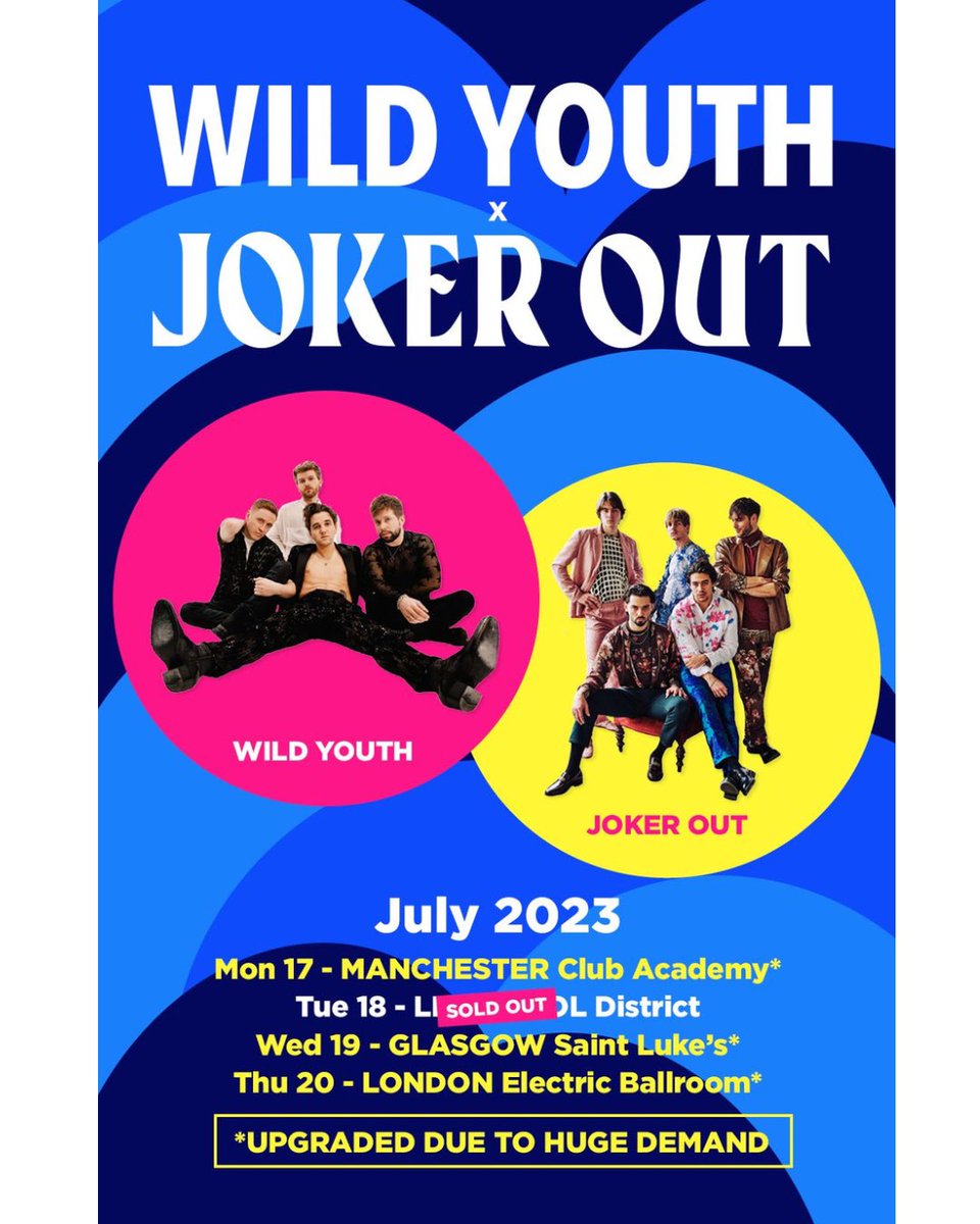 🚨UK TOUR UPGRADE 🚨

Due to massive demand we have upgraded Manchester, Glasgow and London! All ticket links are valid but there is a new link in our bio for Glasgow x 

Let’s go! 🔥