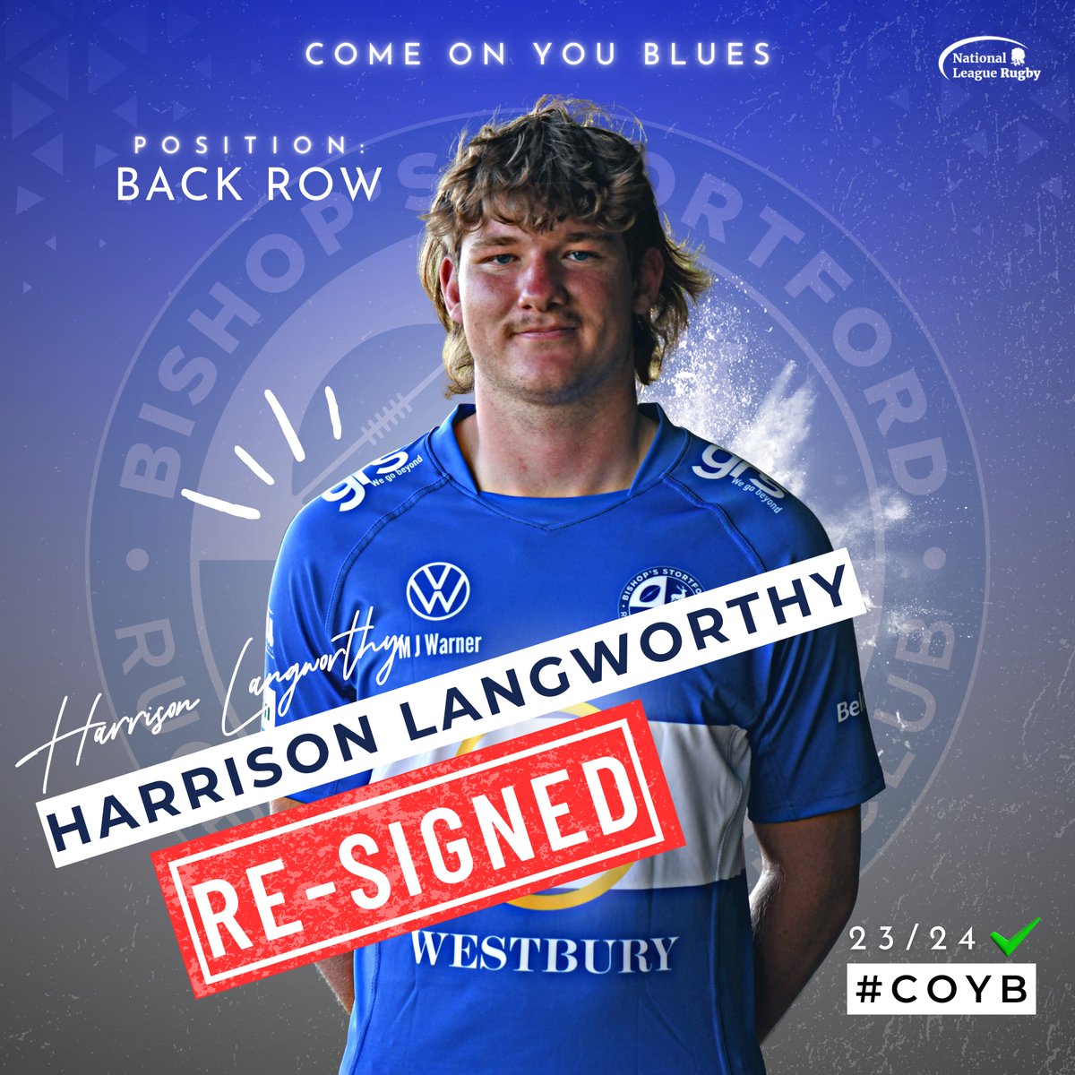 BSRUGBY's tweet image. Here are our #BackRow boys who have re-signed for the 2023/24 season #HarrisonLangworthy #WillRogers