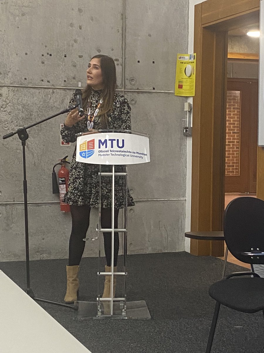 Dr__Jude's tweet photo. Couldn’t be more  proud of our PhD student Catherine Sheehan for her exceptional delivery of her research findings. Her brilliance shines through every aspect of her work, &amp; her dedication is truly commendable. @TLU_MTU @MTU_DeptSLCS https://t.co/Ek9Am1Gv5B