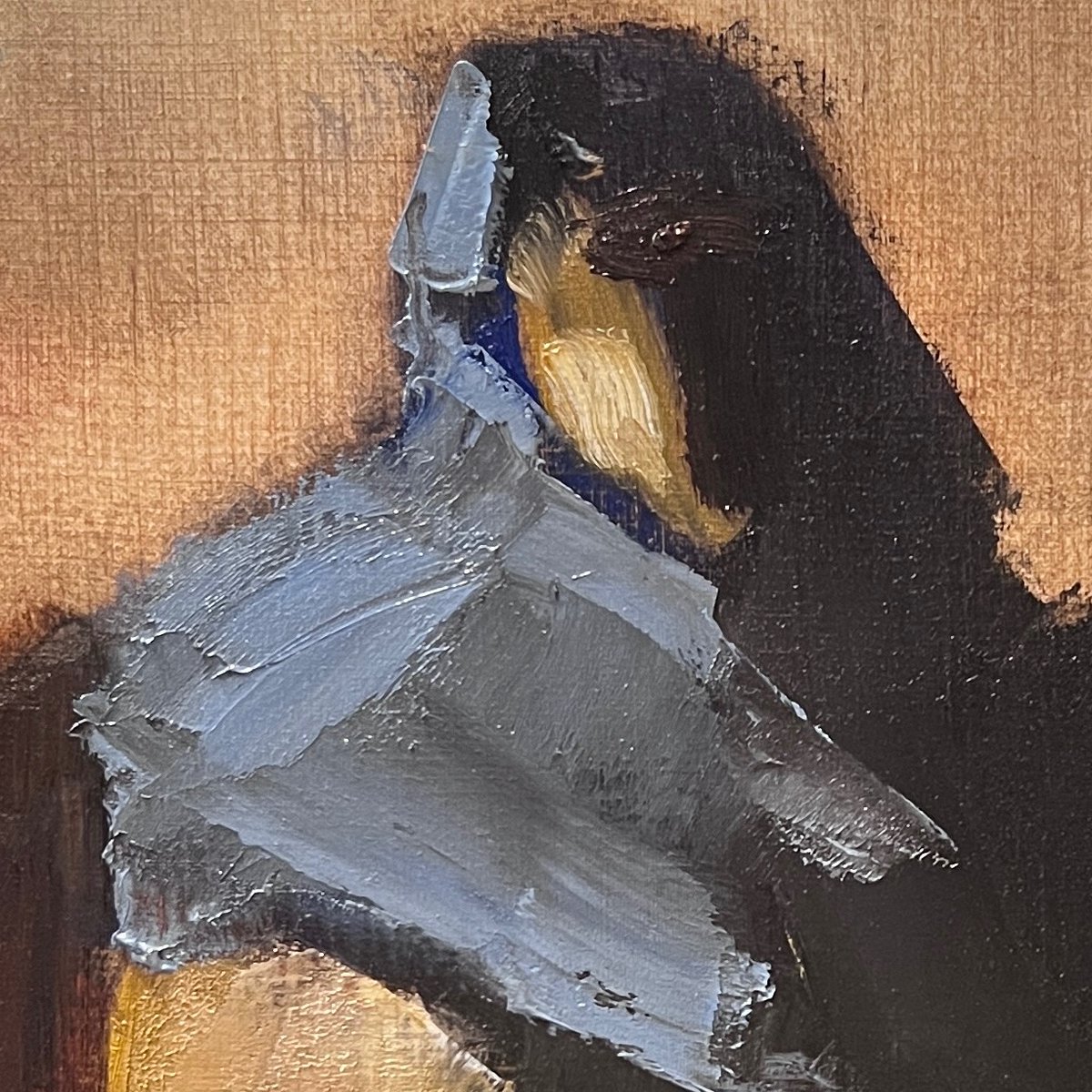 rbkfuchs's tweet image. When you simplify, and let the light and the paint itself be protagonist, things turn out very interesting.
#smallpainting #paintinglight #painttexture #eastcoastartist #womenpainter