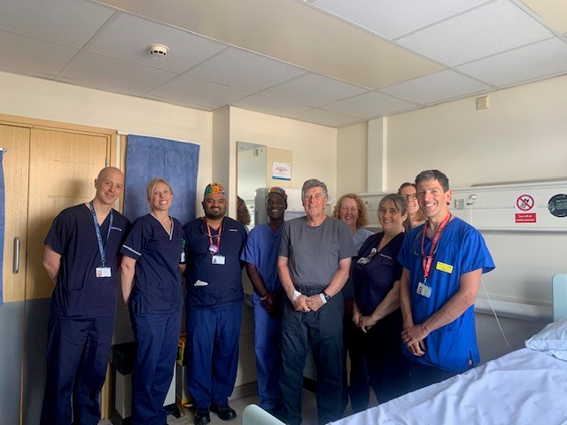 Our first patient recruited to the PRIMARY trial, post procedure and ready for home! Pictured here with the team 👏 <a href="/SouthTees/">South Tees Hospitals</a> <a href="/CTSN16/">Cardiothoracic Surgical Trials Network (CTSN)</a> <a href="/EnochAkowuah1/">Enoch Akowuah</a> <a href="/TVRAResearch/">Tees Valley Research Alliance</a> #PRIMARYtrial