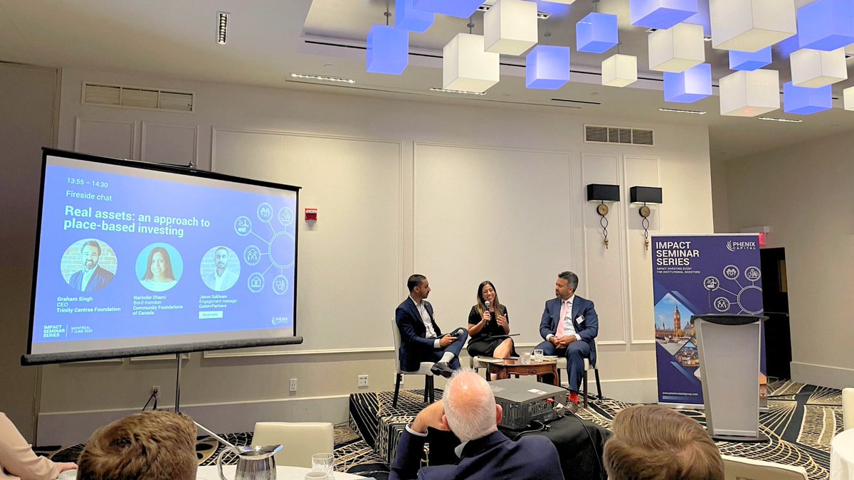 It was a pleasure to discuss the power of place-based investing with Graham Singh and Jason Sukhram. Embedding equity, diversity, and inclusion helps us navigate the different needs of local communities &amp; leverage place-based investing to create sustainable impact.