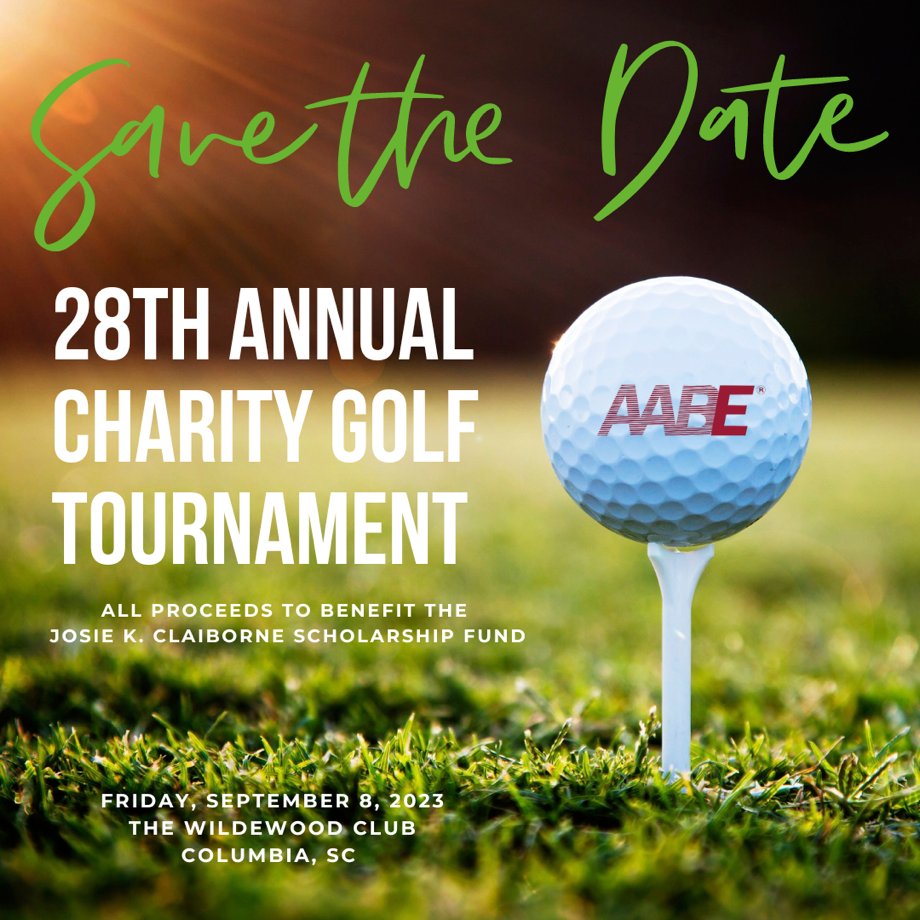 sccaabe's tweet photo. We're less than 90 days away from the 28th Annual Charity Golf Tournament on 09/08/23! ⛳

All proceeds will benefit the Josie K. Claiborne Scholarship Fund. 

Early registration with code '2023GOLF' ends 08/08/23.
General registration ends 09/01/23. >> https://t.co/ZLZwpp3WdE https://t.co/wTMllivXeL