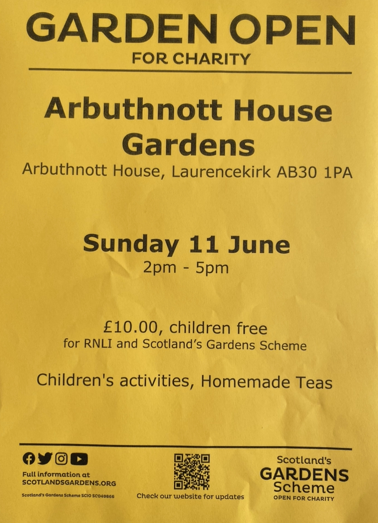 Arbuthnott Estate (@arbuthnotthouse) on Twitter photo Looks like it is going to be a scorcher! In aid of <a href="/RNLI/">RNLI</a> and <a href="/scotgardens/">Scotgardens</a>, <a href="/ClareArbuthnott/">Clare Arbuthnott RSW</a> will be selling cards. Head Gardener Andrew Glaister will be there to answer questions. Find the flower fairies for children with lollipops as a prize! Looks like it is going to be a scorcher! In aid of <a href="/RNLI/">RNLI</a> and <a href="/scotgardens/">Scotgardens</a>, <a href="/ClareArbuthnott/">Clare Arbuthnott RSW</a> will be selling cards. Head Gardener Andrew Glaister will be there to answer questions. Find the flower fairies for children with lollipops as a prize!