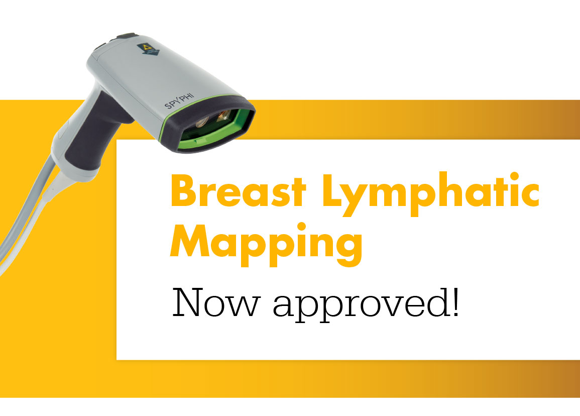 It’s official! Stryker’s SPY-PHI System and SPY AGENT GREEN are now the only #FluorescenceImaging system and optical imaging agent on-label for imaging lymph nodes and lymphatic vessels during #LymphaticMapping in adults with breast cancer!