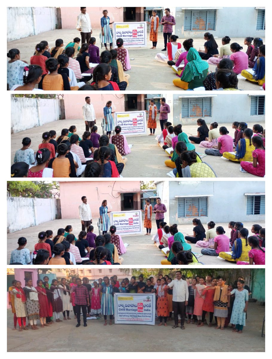 Dt: 9-06-2023,
 Today we have visited @kuravi mandal Local, @Mahabubabad, @Telangana and created Awareness to school children about the child prevention of @childmarriages,@Childtrafficking,@Childsexualabuse and also made @pledge.
@k_satyarthi
@savechildrenuk
@KSCFIndia