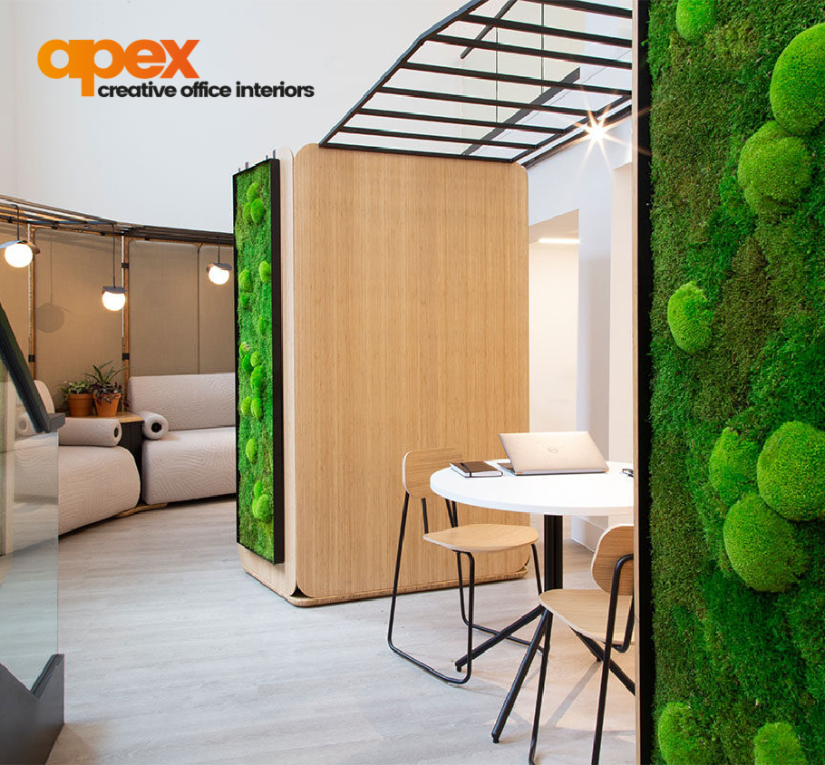 A modular, zoning media system that has been designed for the modern office.  Delivering a practical solution with contemporary style and eye-catching design. A combination of modular pieces creating the ideal workspace zone #officedesign