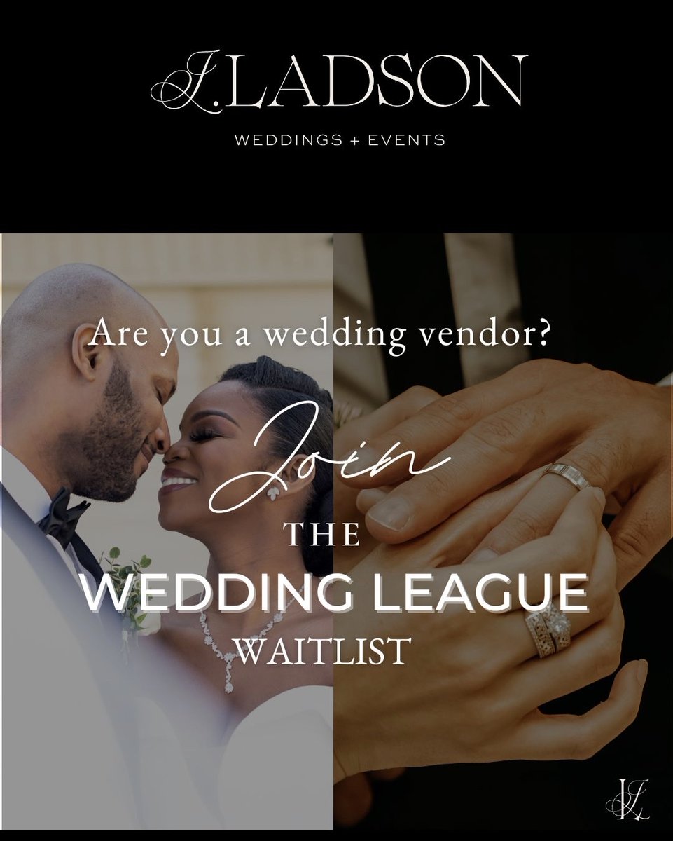 Are you a wedding industry expert looking to showcase your skills and connect with discerning couples? We are super excited to open up the waitlist for all our wedding vendors💫

The Wedding League is an exclusive membership created for discerning engaged couples seeking help to