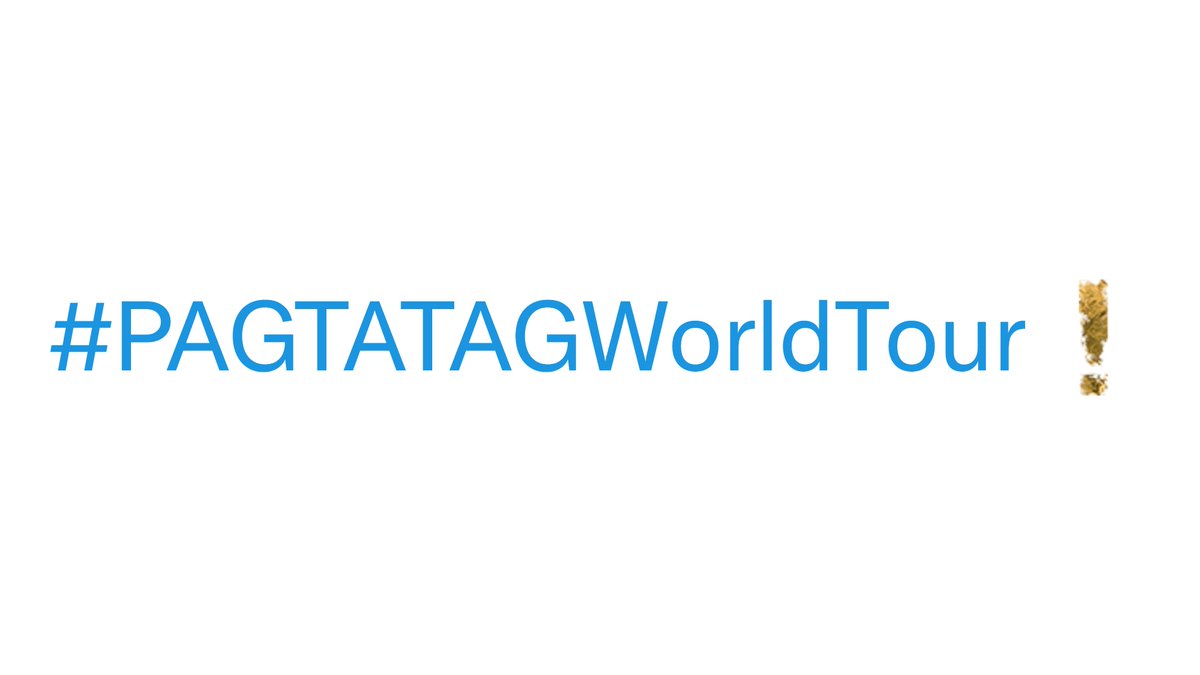 #PAGTATAGWorldTour
Starting 2023/06/09 16:16 and runs until 2023/09/30 16:16 GMT.
⏱️This will be using for 3 months and 21 days (or 113 days).

Show 2 more: twitter.com/search?f=live&…