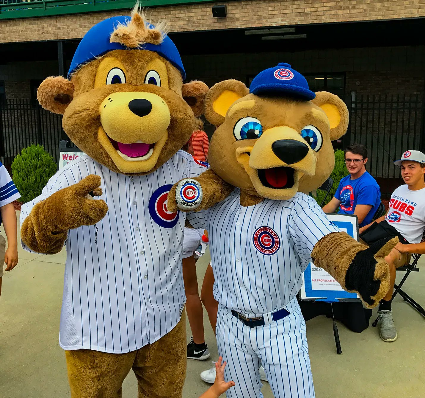 South Bend Cubs on X: REMINDER: Join us tomorrow at @FourWindsField for a  special appearance by the @Cubs mascot, @ClarktheCub as part of  #PLAYBALLWEEKEND. Clark will join Stu and Swoop for autographs
