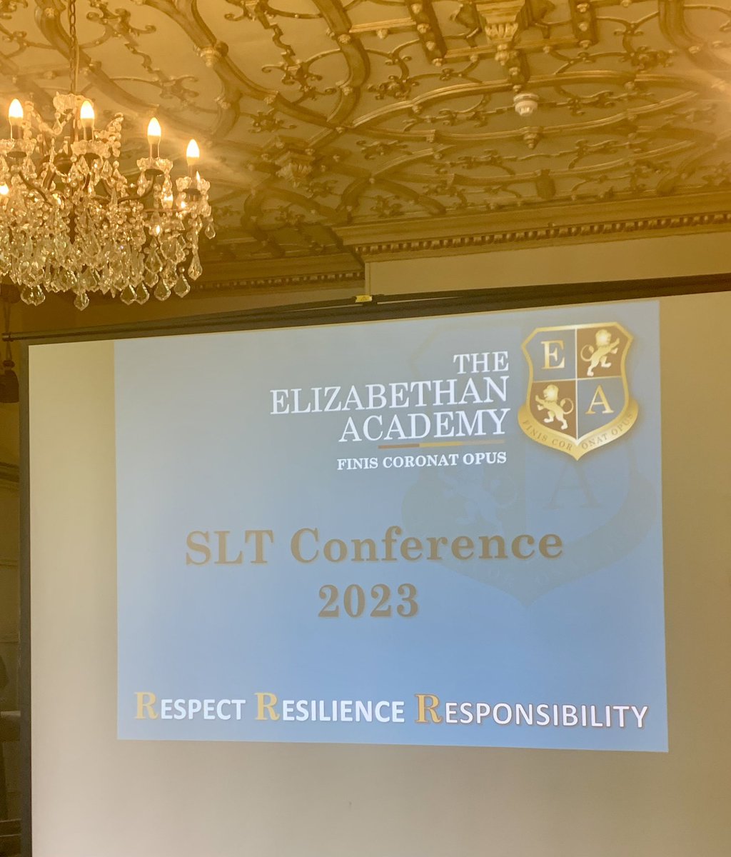 Productive day at our SLT conference looking at school improvement. Really enjoyed spending time together as a team.